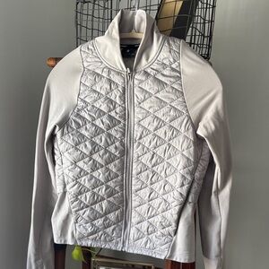 Women's Quilted Gray Running Jacket